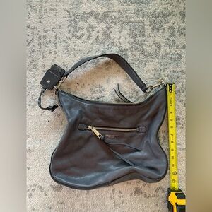 Marc Jacobs Recruit Hobo Gray Leather Shoulder Bag